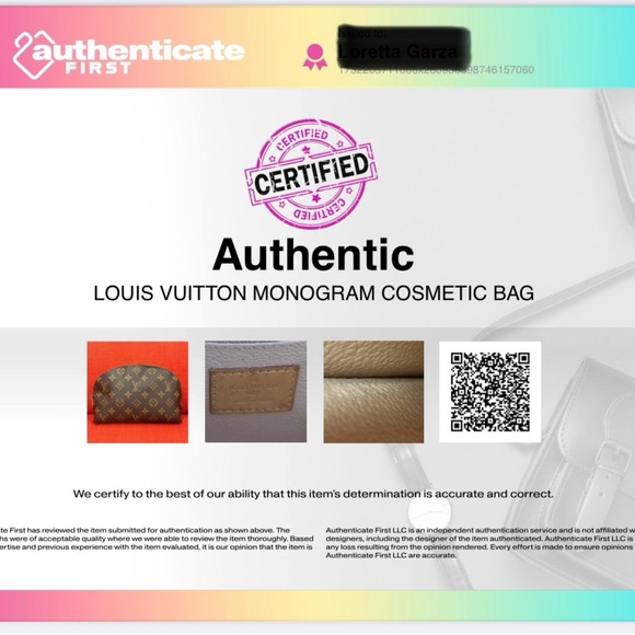 Louis Vuitton Monogram Cosmetic Bag - Picture 10 of 11